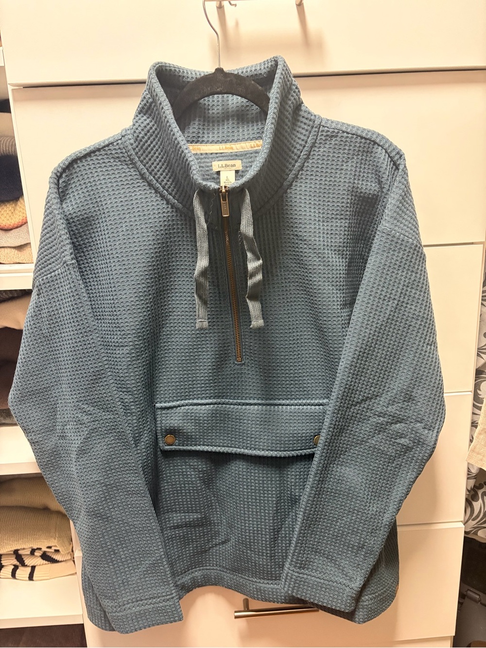 L.L. Bean mock neck pullover